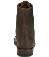 Justin Boots Mckean Leather Lace-Up Booties