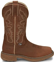 Justin Boots Rush Leather Waterproof Nano Composite Western Boots