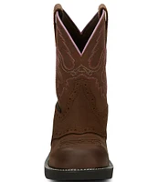 Justin Boots Wanette Leather Steel Toe Western Boots