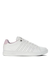 K-Swiss Women's Base Court Perforated Stripe Sneakers