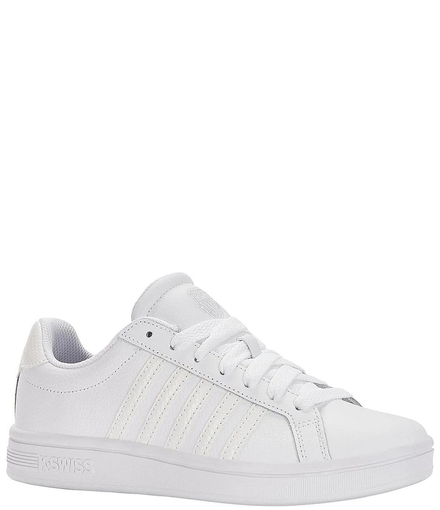 K-Swiss Women's Court Tiebreak Snake Embossed Retro Sneakers