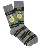 K. Bell Avo-Cardio/Striped Crew Dress Socks