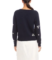 Karen Kane Embellished Flower Cardigan