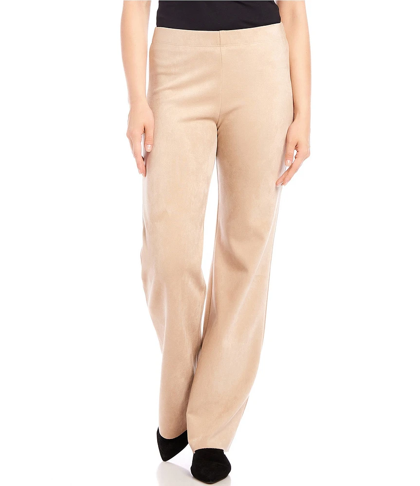 Karen Kane Faux Suede Bootcut Pants