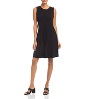 Karen Kane Jersey Knit Scoop Neck Sleeveless Fit-And-Flare Dress