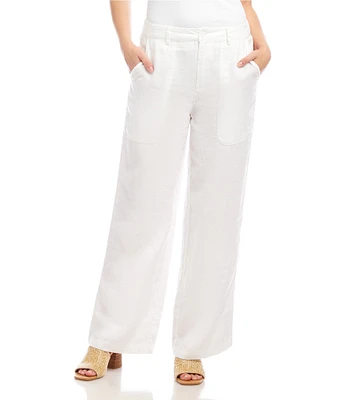 Karen Kane Linen Wide Leg Pants