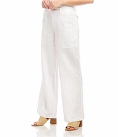 Karen Kane Linen Wide Leg Pants