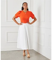 Karen Kane Midi Circle Midi Skirt