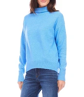 Karen Kane Mock Neckline Long Sleeve Sweater