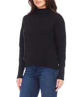 Karen Kane Mock Neckline Long Sleeve Sweater