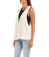Karen Kane Open Knit Sweater Vest
