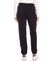 Karen Kane Petite Size Stretch Fleece High-Rise Straight Leg Sweat Pants