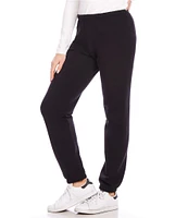 Karen Kane Petite Size Stretch Fleece High-Rise Straight Leg Sweat Pants