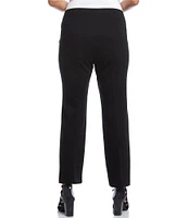 Karen Kane Plus Size Wonder Knit Slim Straight Ankle Pants