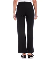 Karen Kane Presley Flat Front Mid Rise Wide leg Pull-On Pants