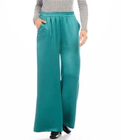 Karen Kane Satin Wide Leg Pull-On Pant