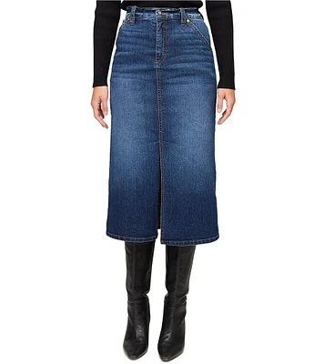 Karen Kane Stretch Denim Midi Skirt