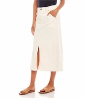 Karen Kane Stretch Denim Midi Skirt