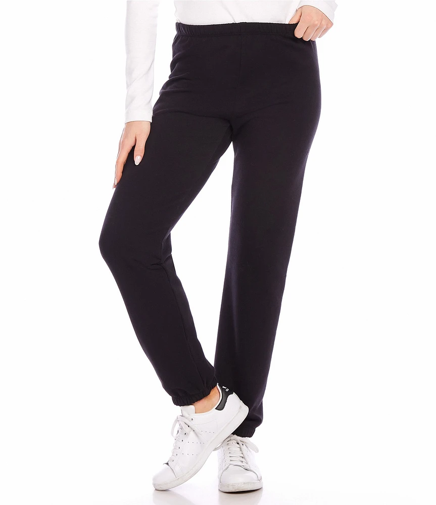 Karen Kane Stretch Fleece Hi-Rise Straight Leg Sweatpant