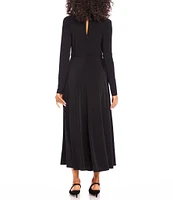 Karen Kane Stretch Monroe V-Neck Long Sleeve Dress