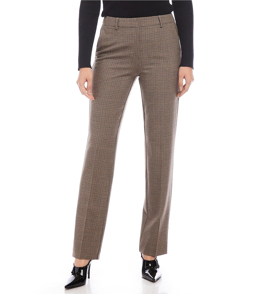 Karen Kane Stretch Plaid Trousers