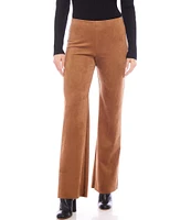 Karen Kane Stretch Suede Presley Wide Leg Pant