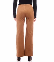 Karen Kane Stretch Suede Presley Wide Leg Pant