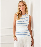 Karen Kane Stripe Ribbed Knit Tank