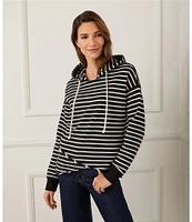 Karen Kane French Terry Striped Hoodie