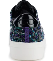 KARL LAGERFELD PARIS Cate Pins Boucle Platform Sneakers