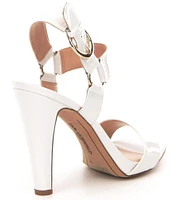 KARL LAGERFELD PARIS Cieone Patent Leather Dress Sandals