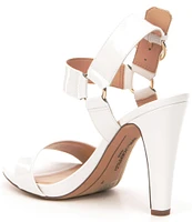 KARL LAGERFELD PARIS Cieone Patent Leather Dress Sandals