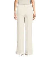 KARL LAGERFELD PARIS Crepe Bootcut Full Length Pant