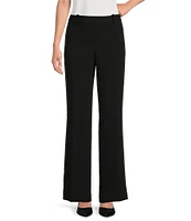 KARL LAGERFELD PARIS Crepe Bootcut Full Length Pant