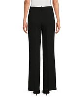 KARL LAGERFELD PARIS Crepe Bootcut Full Length Pant