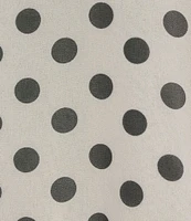 KARL LAGERFELD PARIS Crepe Dotted V-Neck Sleeveless Ruffle Blouse