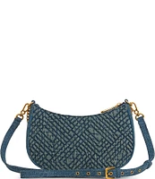 KARL LAGERFELD PARIS Denim Lafayette Shoulder Bag