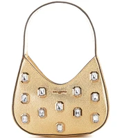 KARL LAGERFELD PARIS Desi Jeweled Shoulder Bag