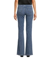 KARL LAGERFELD PARIS Flare Leg Stretch Denim Sailor Jeans