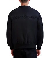 KARL LAGERFELD PARIS Flight Bomber Jacket