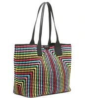 KARL LAGERFELD PARIS Henriette Woven Tote