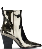 KARL LAGERFELD PARIS Keslyn Mirror Metallic Booties