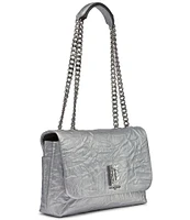 KARL LAGERFELD PARIS Lafayette Metallic Shoulder Bag