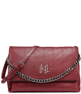 KARL LAGERFELD PARIS Lavande XL Shoulder Bag