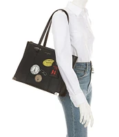 KARL LAGERFELD PARIS Paris Patches Marselle Tote Bag