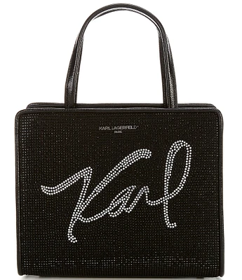 KARL LAGERFELD PARIS Maybelle Crystal Satchel Bag