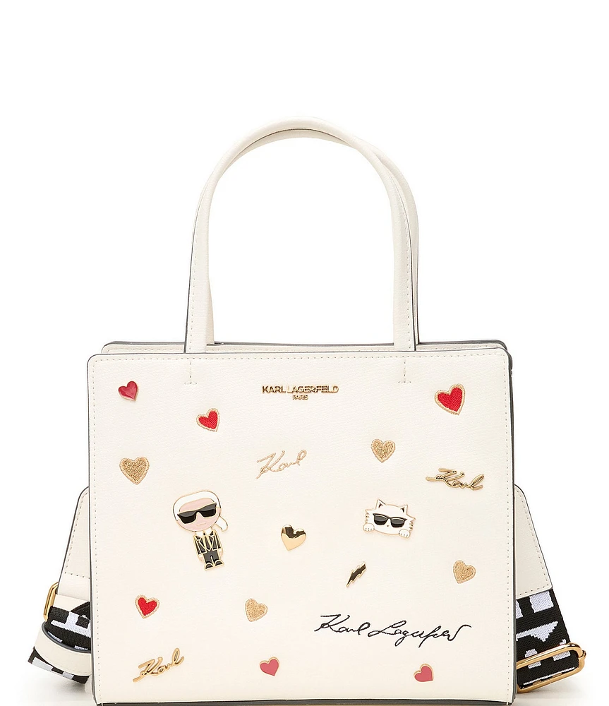 KARL LAGERFELD PARIS Maybelle Charm Satchel Bag