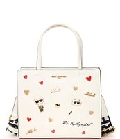 KARL LAGERFELD PARIS Maybelle Charm Satchel Bag