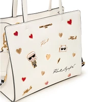 KARL LAGERFELD PARIS Maybelle Charm Satchel Bag