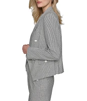 KARL LAGERFELD PARIS Pinstripe Blazer